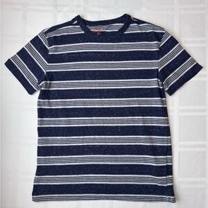 Cat & Jack Navy and White Striped Tee
